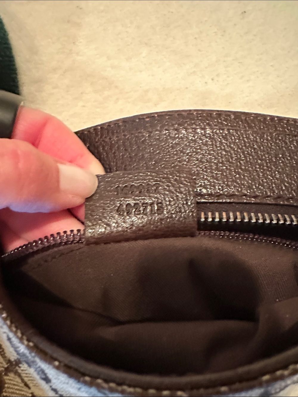 Authentic Gucci Monogram Double Pocket Messenger Bag - Picture 14 of 16